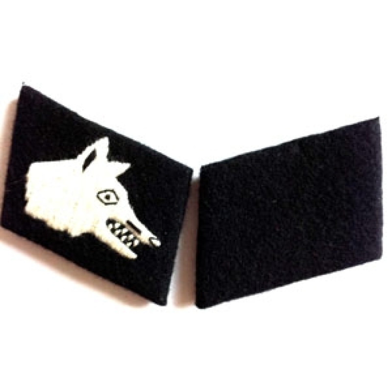 SS Ostturkischen waffen verbande collar tabs - 1 pair