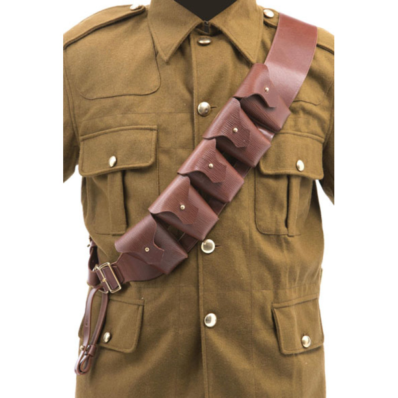 WW1 British army p03 artillery 5 pouch ammo bandolier