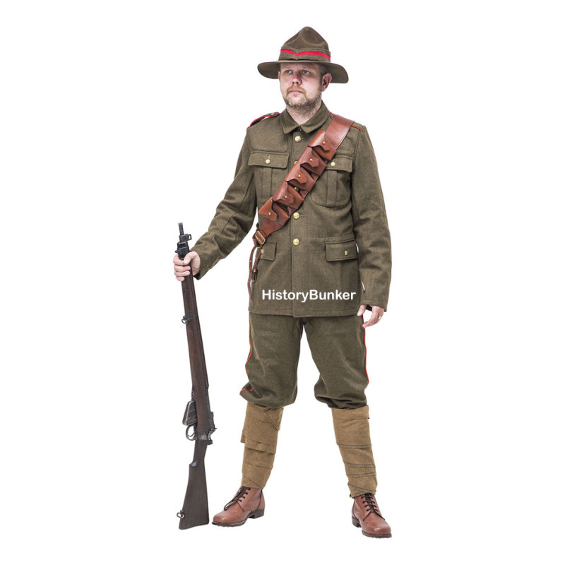 WW1 New Zealand uniform at 1914 - First World War uniforms