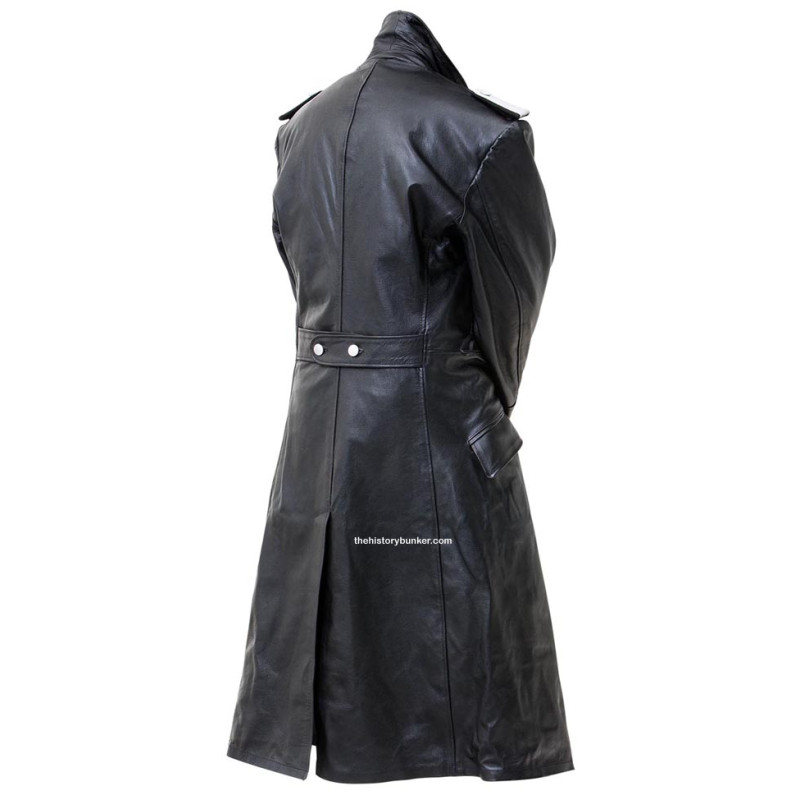 German Officers Horsehide Great Coat - WW2 German Leather Coat