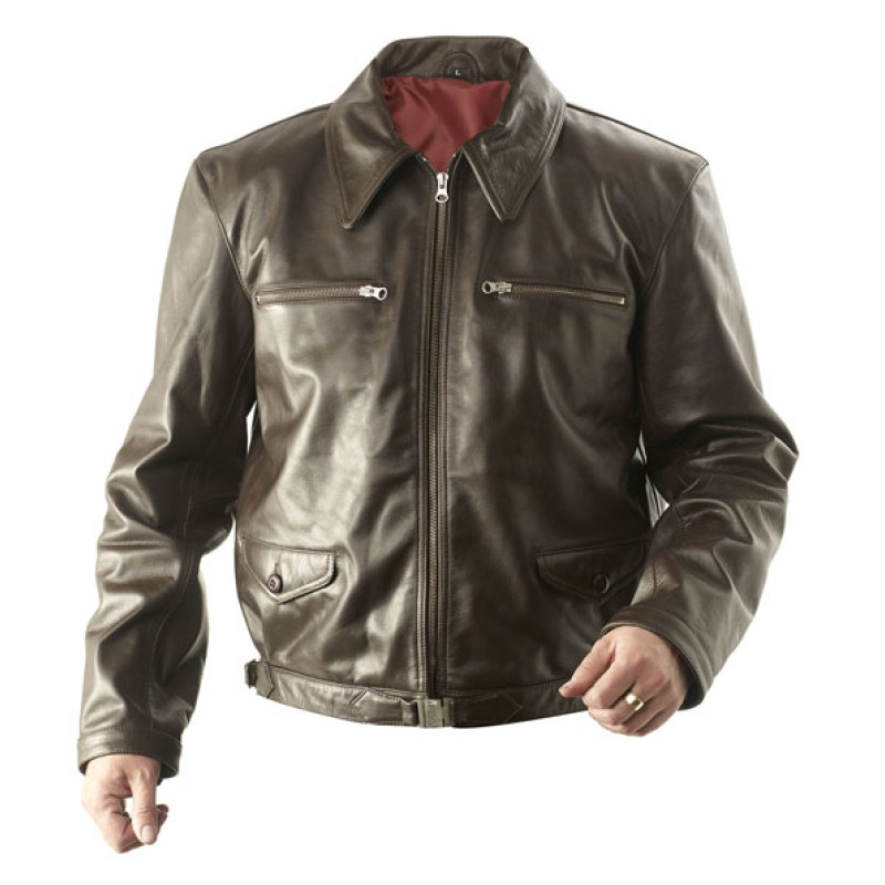 WW2 German Luftwaffe Eric Hartmann leather jacket BROWN