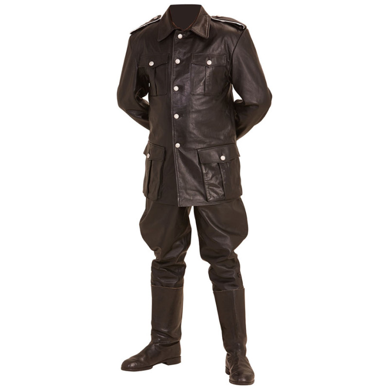 WW2 German style M32 leather breeches and M36 leather tunic - Karl Ruprecht Kroenen