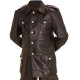 WW2 German style M36 leather tunic BROWN