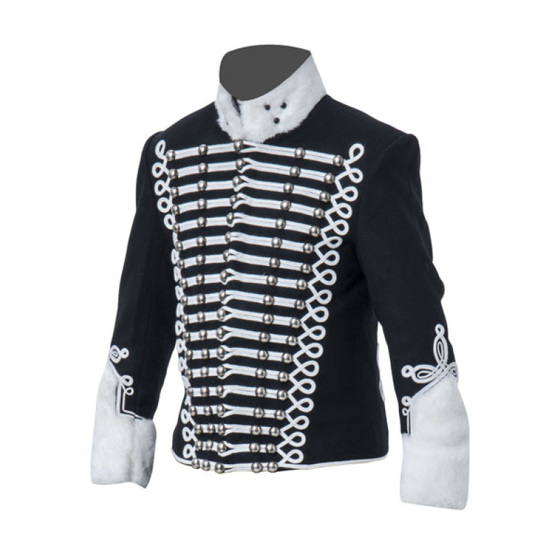 Napoleonic uniforms - Napoleonic Prussian Hussars jacket Pelisse - Steampunk Military uniforms