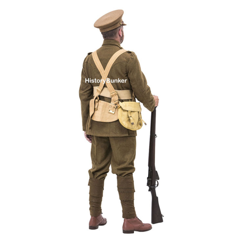 WW1 British Army Soldiers Uniform 1914 with webbing - world war one army uniforms