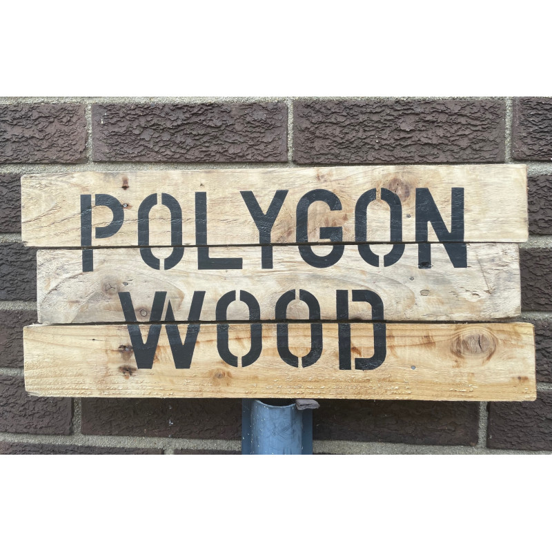 MILITARY PROP HIRE - WW1 WOODEN POLYGON WOOD