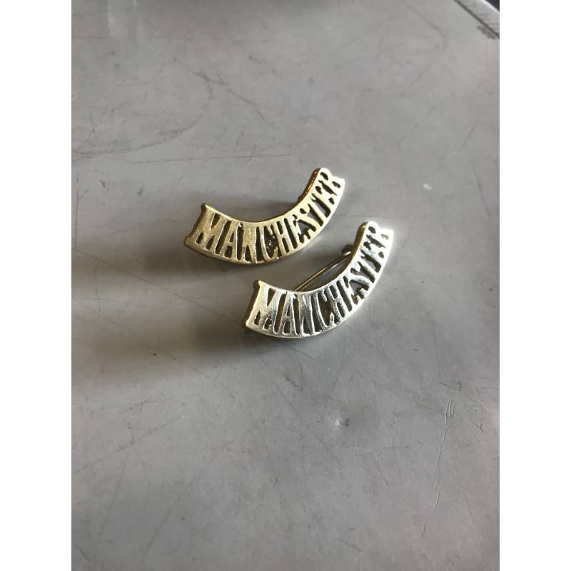  Manchester shoulder titles ww1 british