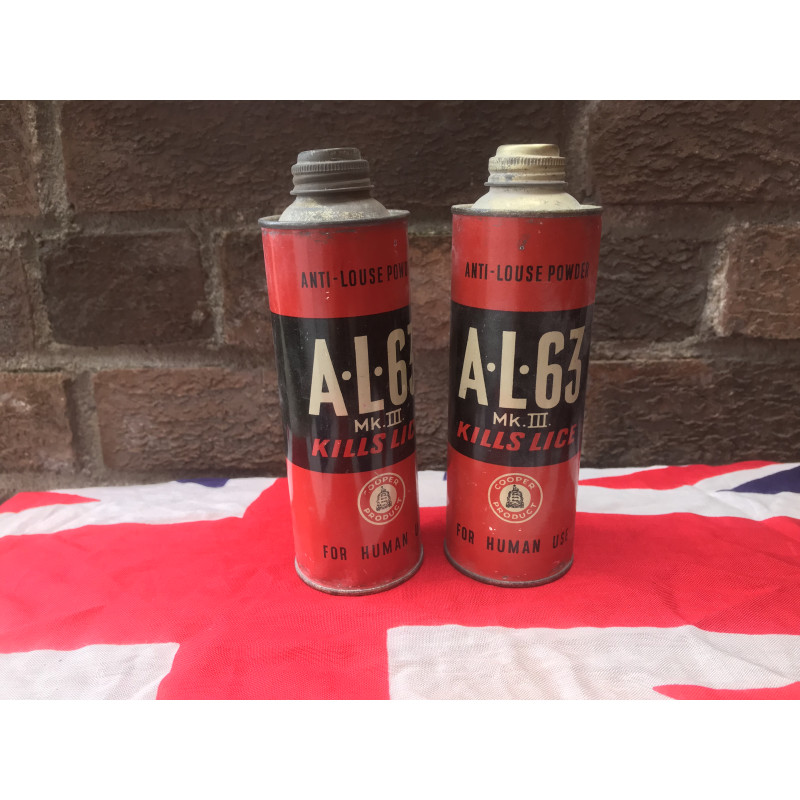 MILITARY PROP HIRE - Lice Powder Tins 