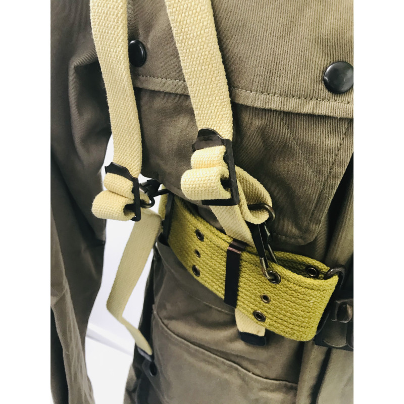 WW2 US equipment prop hire - M1936 suspenders y straps