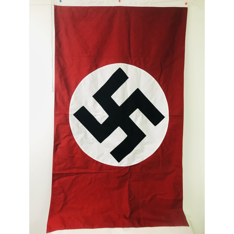 MILITARY PROP HIRE - Nazi Party wall banner flag 3 X 2