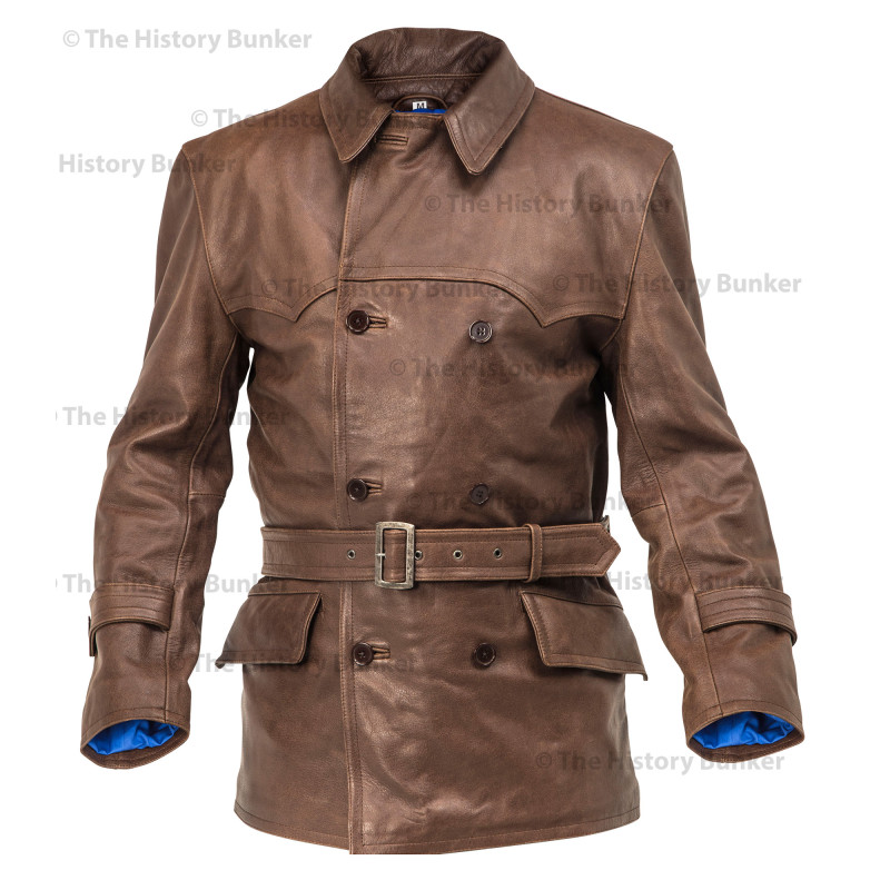 WW1 Imperial German Fighter Pilots leather jacket - brown