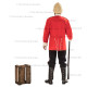 Victorian 17th infantry of foot tunic