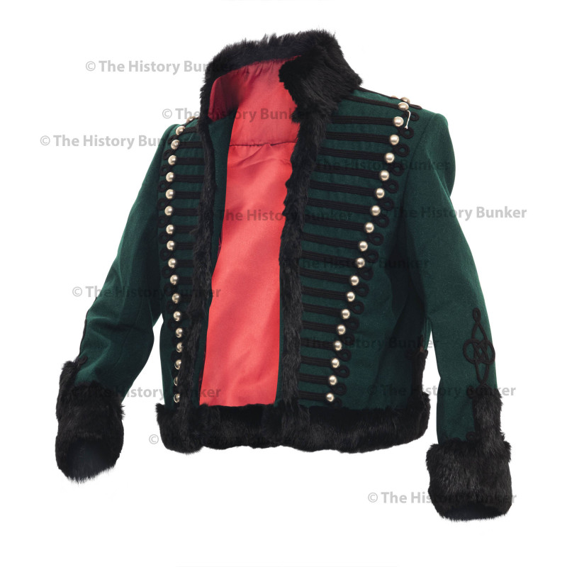 Napoleonic uniforms - Napoleonic British 95th Rifles Pelisse - Steampunk Military uniforms