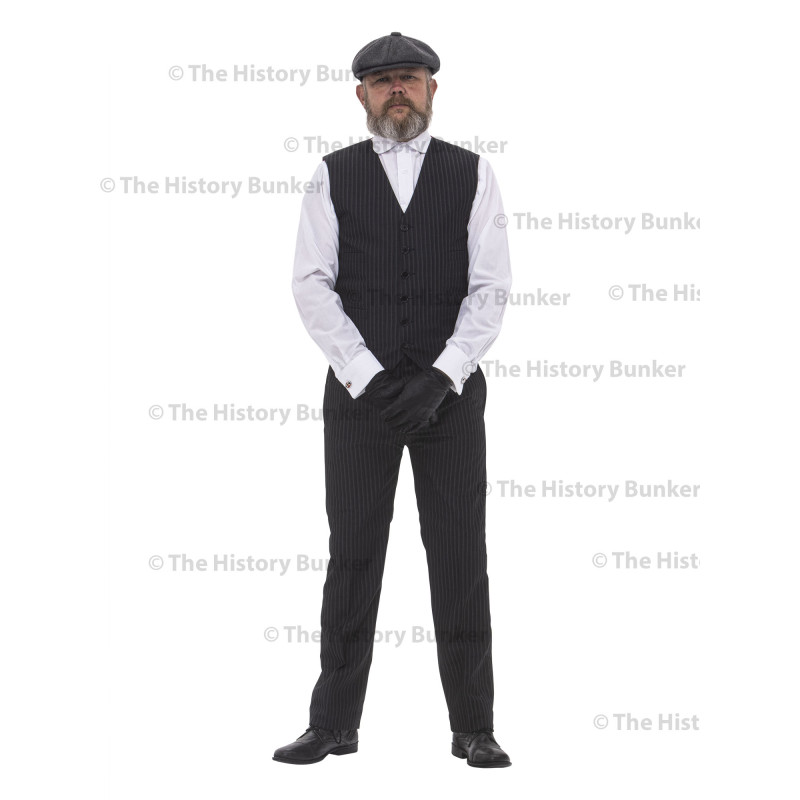 Edwardian Mens waistcoat - PIN STRIPE
