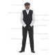 Edwardian Mens waistcoat - PIN STRIPE
