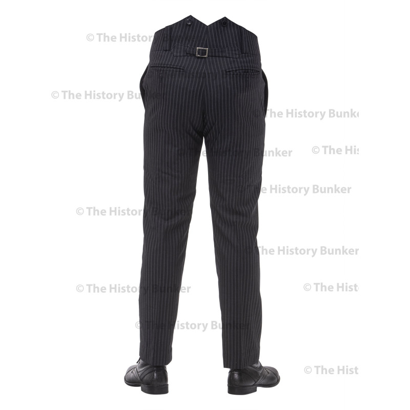  Edwardian Mens Suit - pin stripe