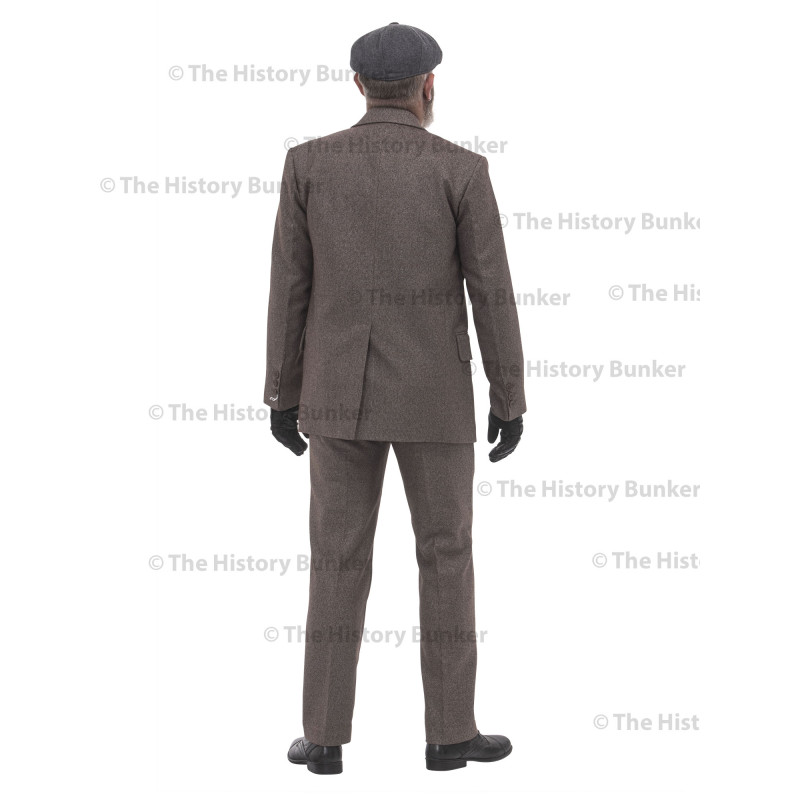  Edwardian Mens Suit - BROWN - peaky blinders suit
