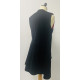 18th century Gentlemans long waist coat vest - black velvet