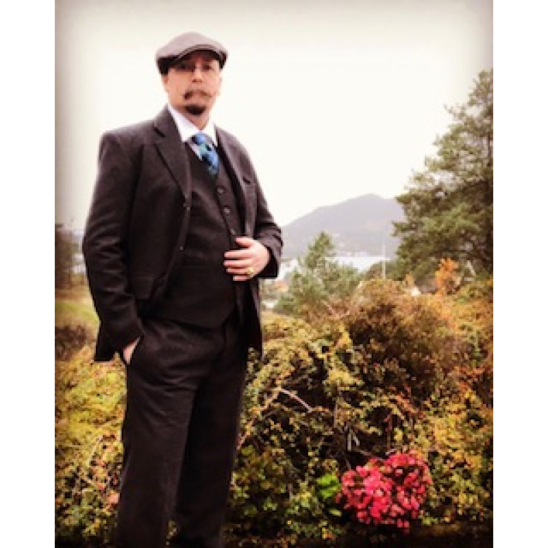  Edwardian Mens Suit - blue