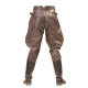 WW2 German style BROWN M32 leather breeches