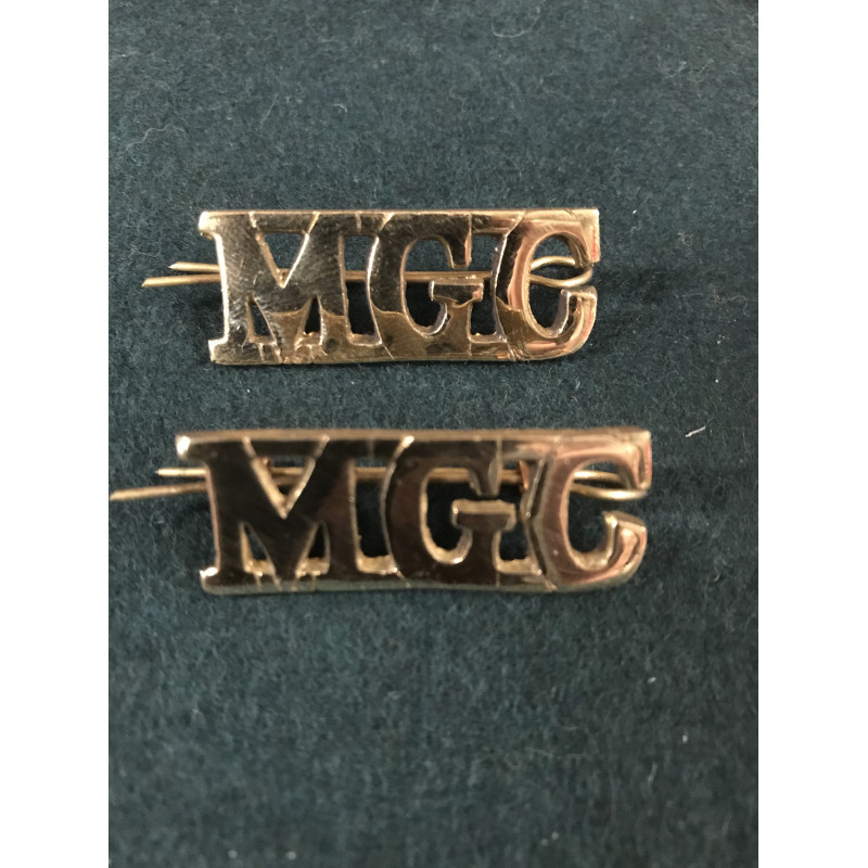 Machine Gun Corps shoulder titles WW1 