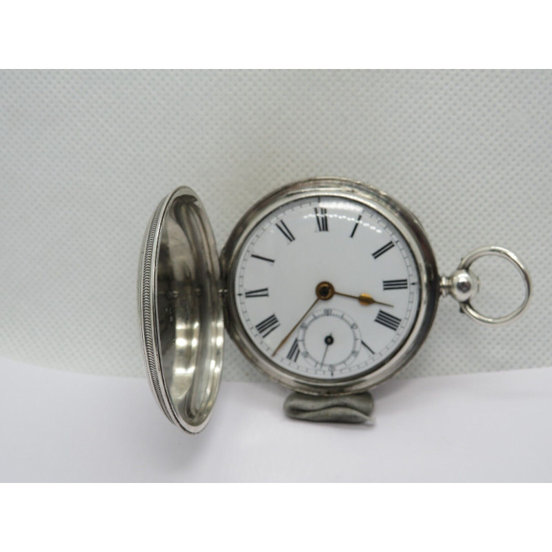 1907 Silver Half Hunter Pocket Watch