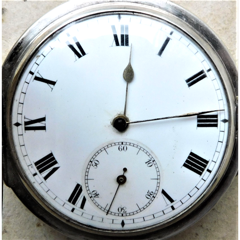 1907 Silver Half Hunter Pocket Watch
