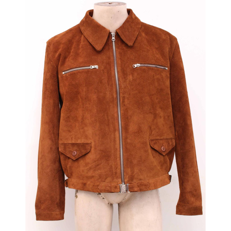 WW2 German Luftwaffe Eric Hartmann SUEDE jacket BROWN