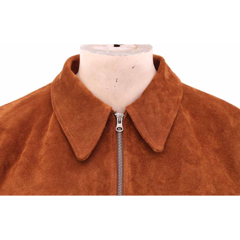 WW2 German Luftwaffe Eric Hartmann SUEDE jacket BROWN